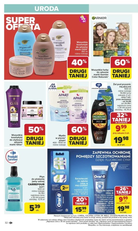 Carrefour Market - gazetka promocyjna Gazetka Carrefour Market od poniedziałku od poniedziałku 07.07 do soboty 12.07 - strona 34