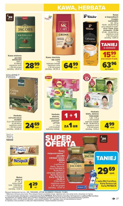 Carrefour Market - gazetka promocyjna Gazetka Carrefour Market od poniedziałku od poniedziałku 07.07 do soboty 12.07 - strona 29