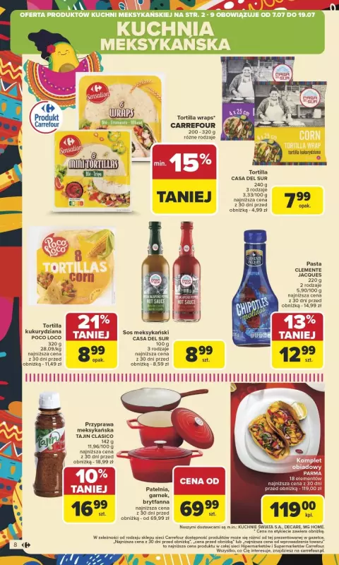 Carrefour Market - gazetka promocyjna Gazetka Carrefour Market od poniedziałku od poniedziałku 07.07 do soboty 12.07 - strona 10