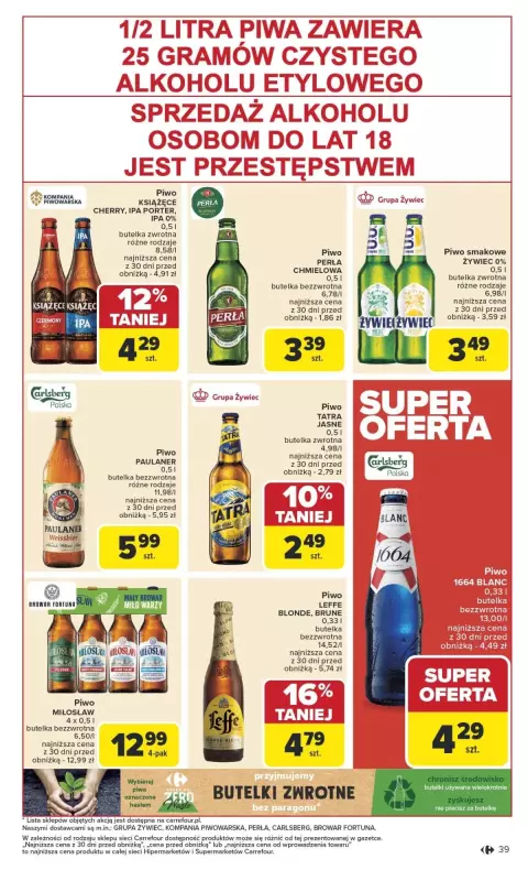 Carrefour Market - gazetka promocyjna Gazetka Carrefour Market od poniedziałku od poniedziałku 07.07 do soboty 12.07 - strona 41