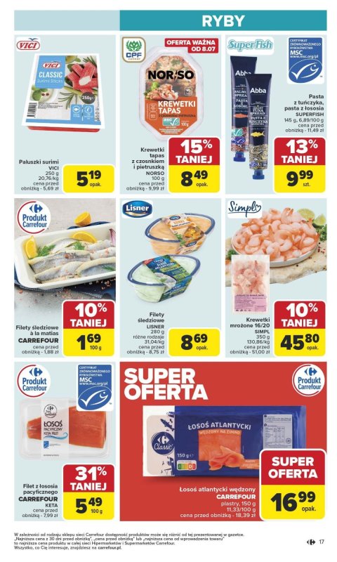Carrefour Market - gazetka promocyjna Gazetka Carrefour Market od poniedziałku od poniedziałku 07.07 do soboty 12.07 - strona 19