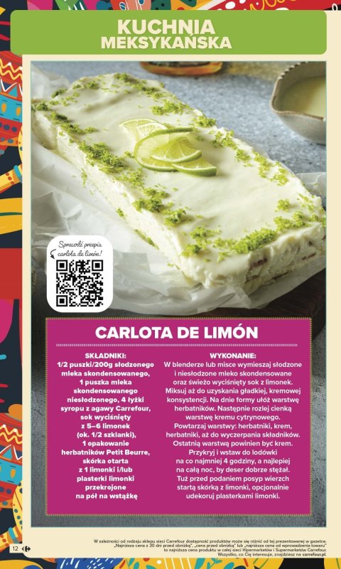 Carrefour Market - gazetka promocyjna Gazetka Kuchnia meksykańska od poniedziałku 07.07 do soboty 19.07 - strona 12