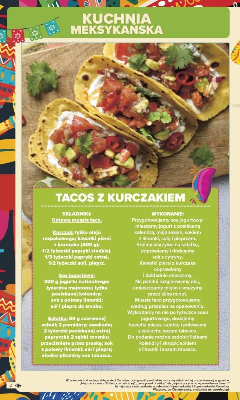 Carrefour Market - gazetka promocyjna Gazetka Kuchnia meksykańska od poniedziałku 07.07 do soboty 19.07 - strona 2