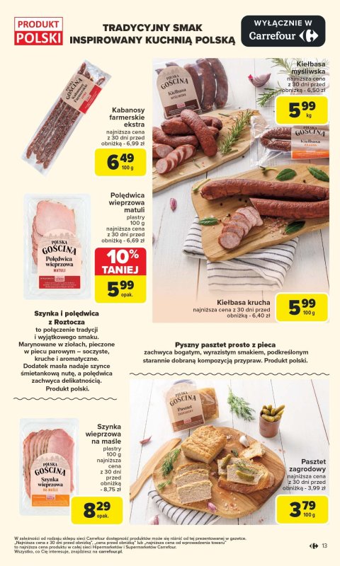 Carrefour Market - gazetka promocyjna Gazetka Kupujemy lokalnie od poniedziałku 07.07 do soboty 19.07 - strona 13