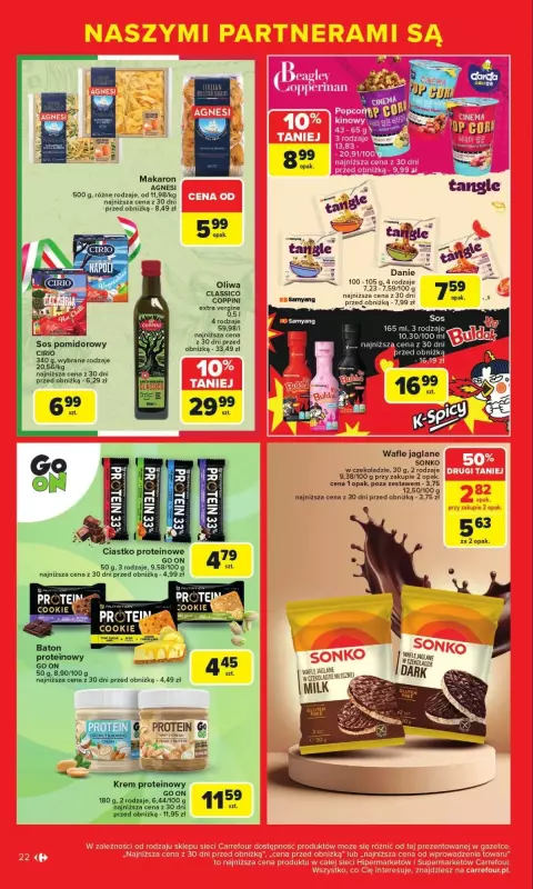 Carrefour Market - gazetka promocyjna Gazetka Markowe okazje od poniedziałku 07.07 do soboty 19.07 - strona 22