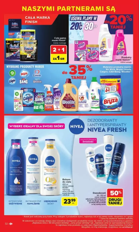 Carrefour Market - gazetka promocyjna Gazetka Markowe okazje od poniedziałku 07.07 do soboty 19.07 - strona 32