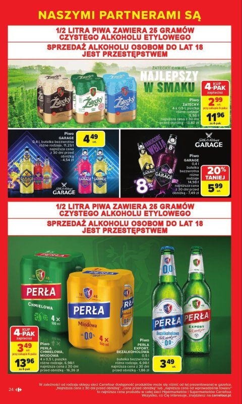Carrefour Market - gazetka promocyjna Gazetka Markowe okazje od poniedziałku 07.07 do soboty 19.07 - strona 24
