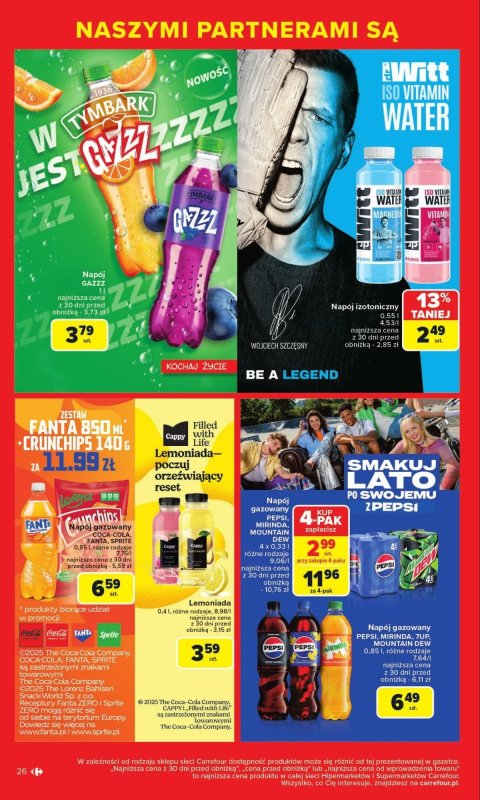 Carrefour Market - gazetka promocyjna Gazetka Markowe okazje od poniedziałku 07.07 do soboty 19.07 - strona 26