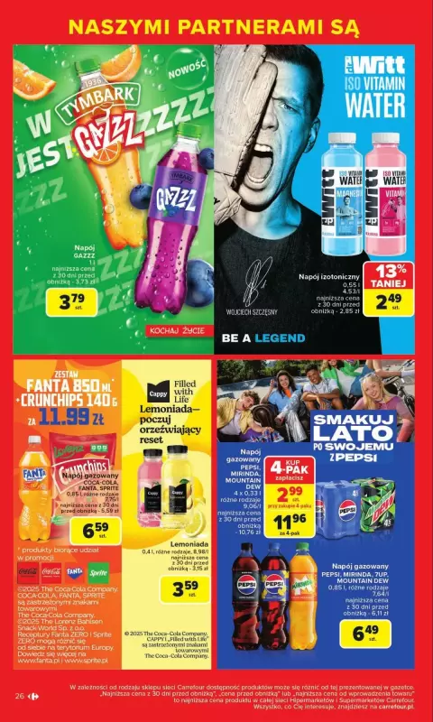 Carrefour Market - gazetka promocyjna Gazetka Markowe okazje  do soboty 19.07 - strona 26