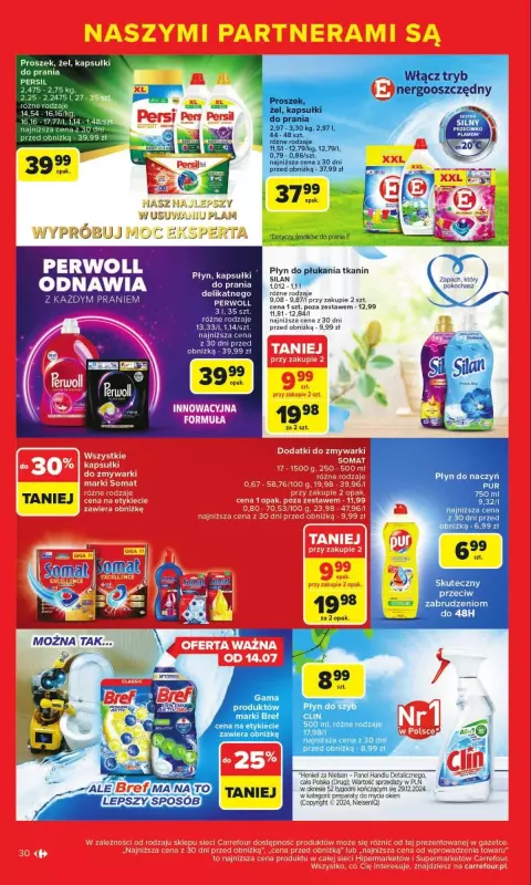 Carrefour Market - gazetka promocyjna Gazetka Markowe okazje od poniedziałku 07.07 do soboty 19.07 - strona 30
