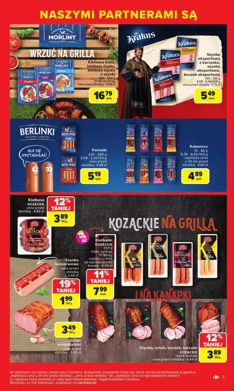 Carrefour Market - gazetka promocyjna Gazetka Markowe okazje od poniedziałku 07.07 do soboty 19.07 - strona 3