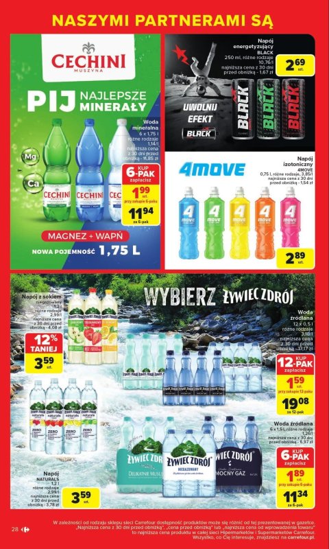 Carrefour Market - gazetka promocyjna Gazetka Markowe okazje od poniedziałku 07.07 do soboty 19.07 - strona 28
