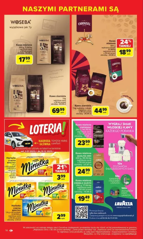 Carrefour Market - gazetka promocyjna Gazetka Markowe okazje od poniedziałku 07.07 do soboty 19.07 - strona 14