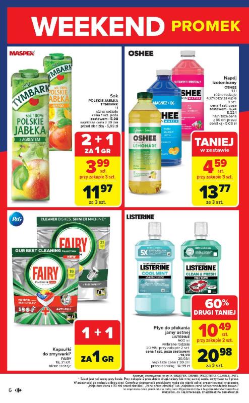 Carrefour Market - gazetka promocyjna Weekend promek już od czwartku od czwartku 10.07 do soboty 12.07 - strona 6