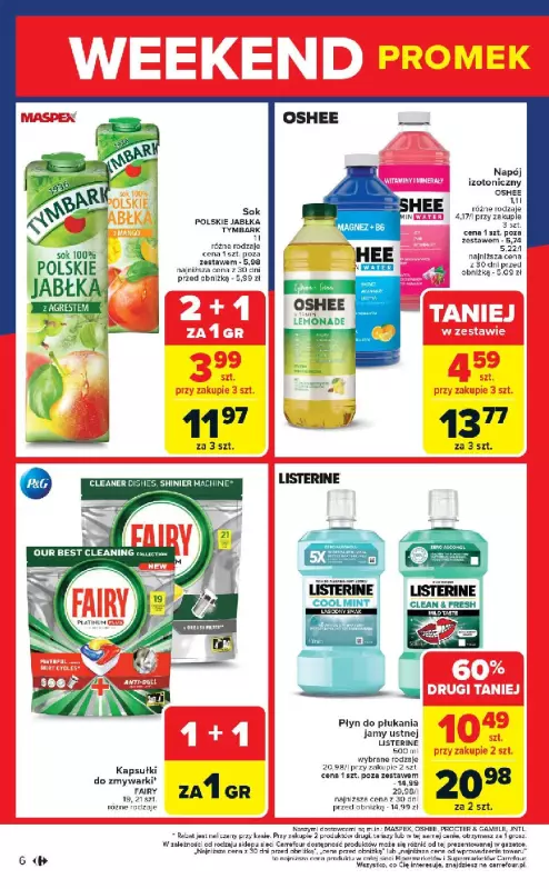 Carrefour Market - gazetka promocyjna Weekend promek już od czwartku od czwartku 10.07 do soboty 12.07 - strona 6