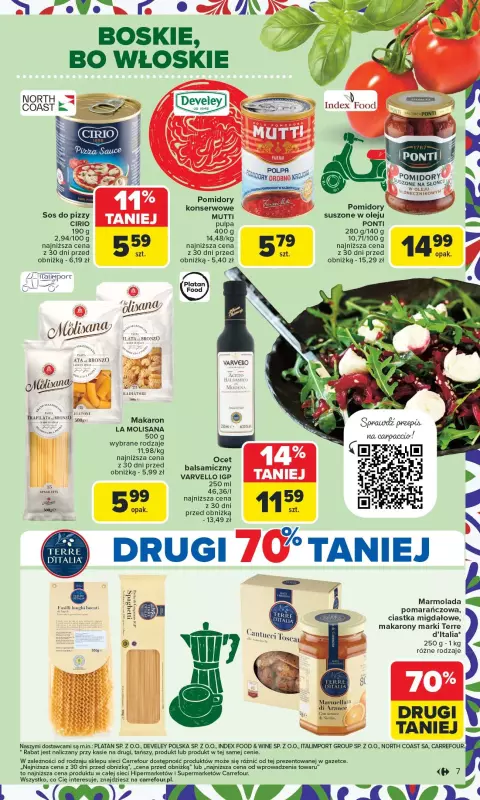Carrefour Market - gazetka promocyjna Gazetka Kuchnia śródziemnomorska  do soboty 02.08 - strona 7