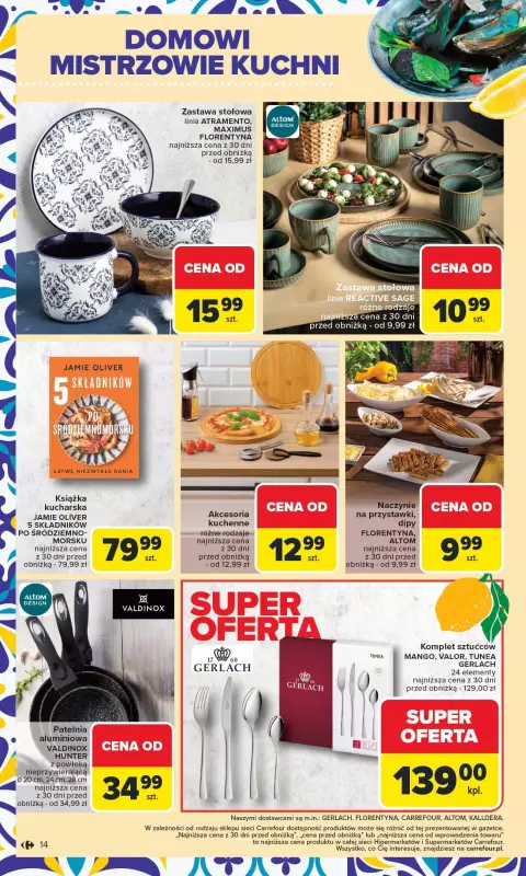 Carrefour Market - gazetka promocyjna Gazetka Kuchnia śródziemnomorska  do soboty 02.08 - strona 14