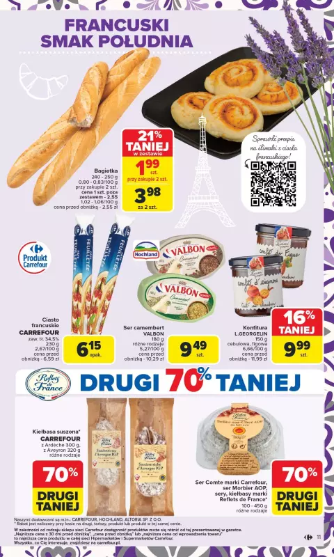 Carrefour Market - gazetka promocyjna Gazetka Kuchnia śródziemnomorska  do soboty 02.08 - strona 11
