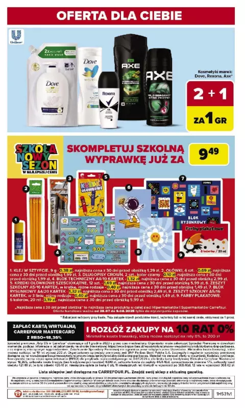 Carrefour Market - gazetka promocyjna Gazetka Carrefour Market od poniedziałku 28.07 do soboty 02.08 - strona 42