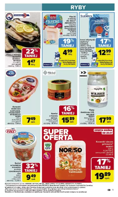 Carrefour Market - gazetka promocyjna Gazetka Carrefour Market od poniedziałku 28.07 do soboty 02.08 - strona 13