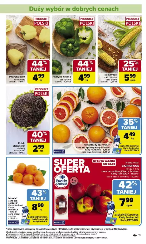 Carrefour Market - gazetka promocyjna Gazetka Carrefour Market od poniedziałku 28.07 do soboty 02.08 - strona 15