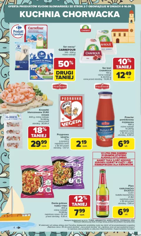 Carrefour Market - gazetka promocyjna Gazetka Carrefour Market od poniedziałku  do soboty 09.08 - strona 6