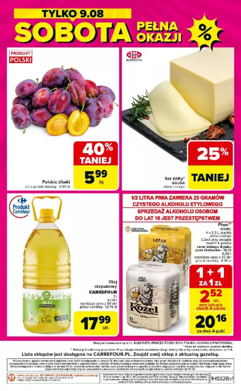 Carrefour Market - gazetka promocyjna Weekend promek już od czwartku  do soboty 09.08 - strona 8