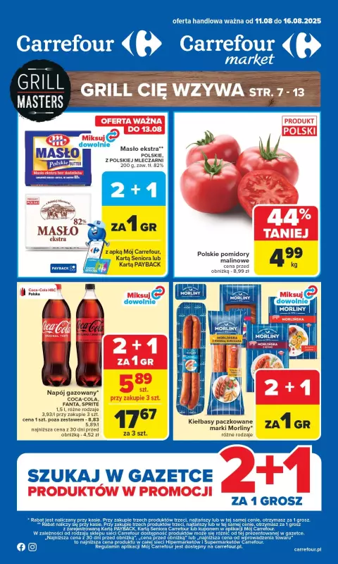 Carrefour Market - gazetka promocyjna Gazetka Carrefour Market od poniedziałku  
