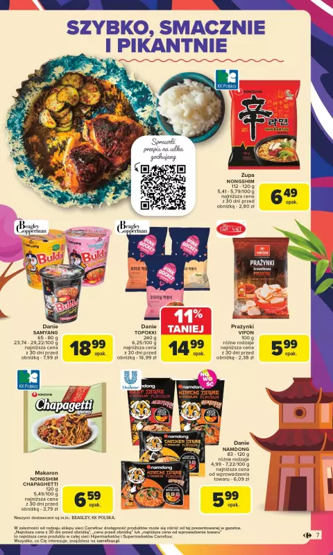 Carrefour Market - gazetka promocyjna Gazetka Kuchnia Koreańska  do niedzieli 31.08 - strona 7
