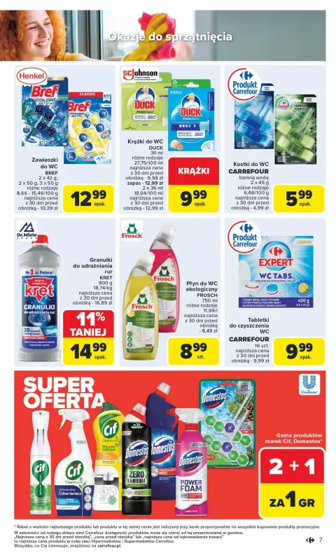 Carrefour Market - gazetka promocyjna Gazetka Dobra okazja do sprzątania  do niedzieli 31.08 - strona 7
