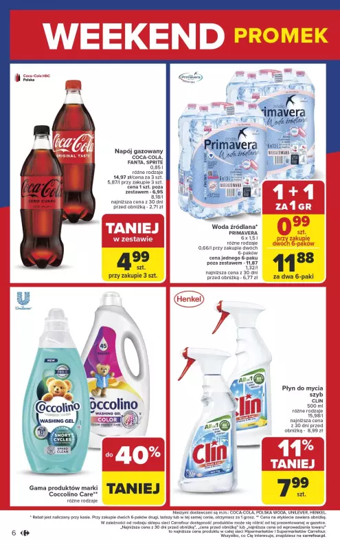 Carrefour Market - gazetka promocyjna Gazetka Weekend promek już od czwartku od czwartku 21.08 do soboty 23.08 - strona 6