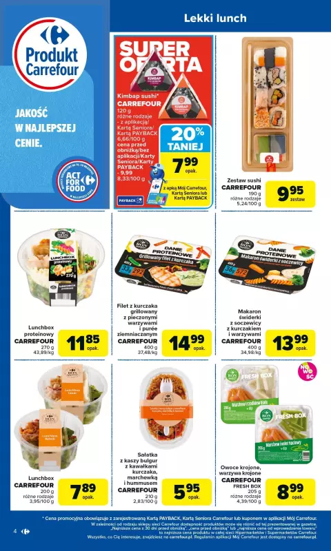 Carrefour Market - gazetka promocyjna Gazetka Produkt Carrefour od poniedziałku  do soboty 06.09 - strona 4
