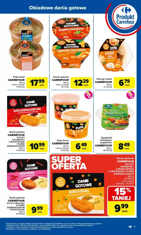 Carrefour Market - gazetka promocyjna Gazetka Produkt Carrefour od poniedziałku  do soboty 06.09 - strona 5