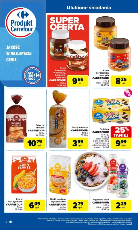 Carrefour Market - gazetka promocyjna Gazetka Produkt Carrefour od poniedziałku  do soboty 06.09 - strona 2