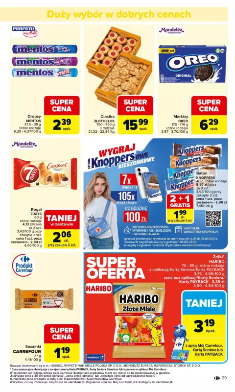 Carrefour Market - gazetka promocyjna Gazetka Carrefour Market od poniedziałku od poniedziałku 01.09 do soboty 06.09 - strona 31