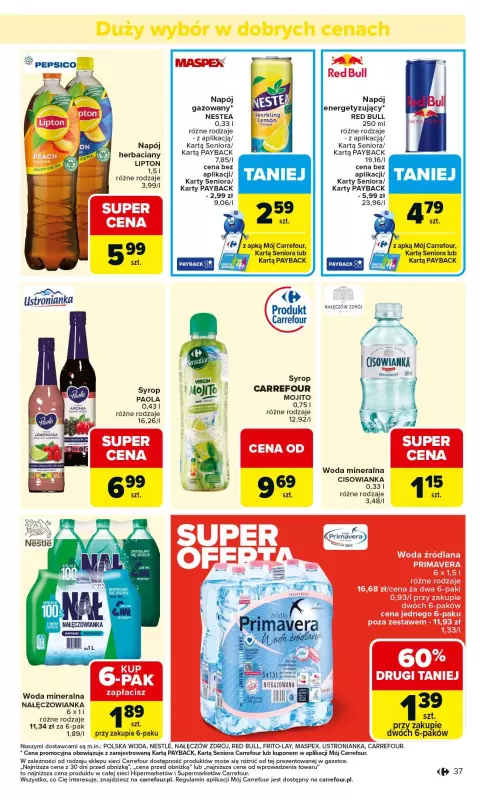 Carrefour Market - gazetka promocyjna Gazetka Carrefour Market od poniedziałku od poniedziałku 01.09 do soboty 06.09 - strona 39