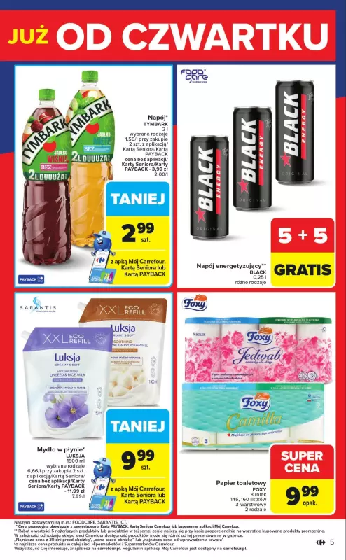 Carrefour Market - gazetka promocyjna Gazetka Weekend promek już od czwartku od czwartku 04.09 do soboty 06.09 - strona 5