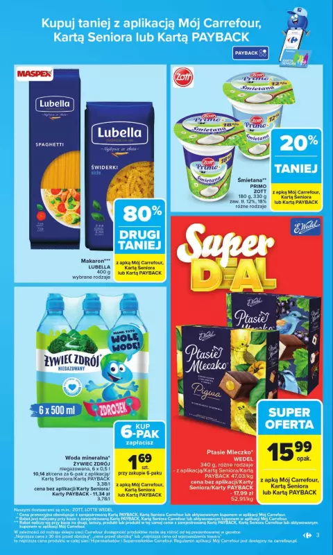 Carrefour Market - gazetka promocyjna Gazetka Carrefour Market od poniedziałku od poniedziałku 08.09 do soboty 13.09 - strona 3