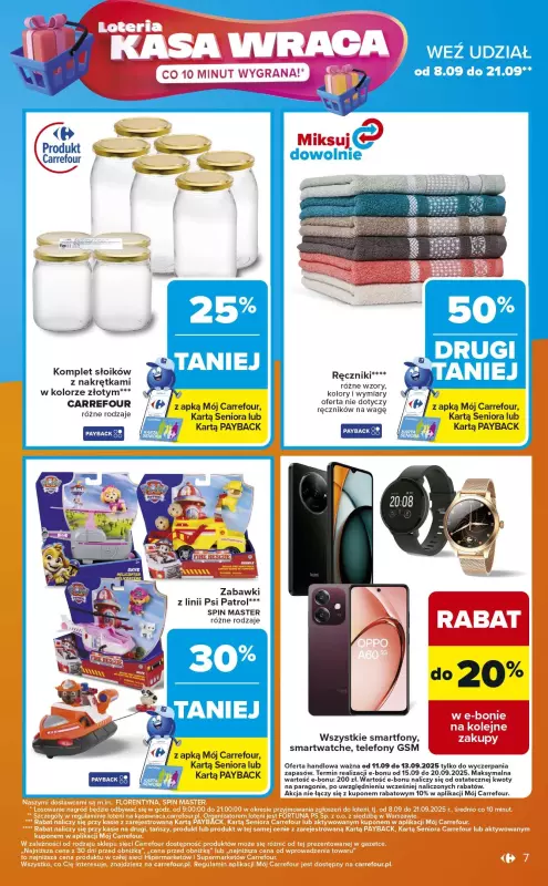 Carrefour Market - gazetka promocyjna Gazetka Łap okazje od czwartku od czwartku 11.09 do soboty 13.09 - strona 7