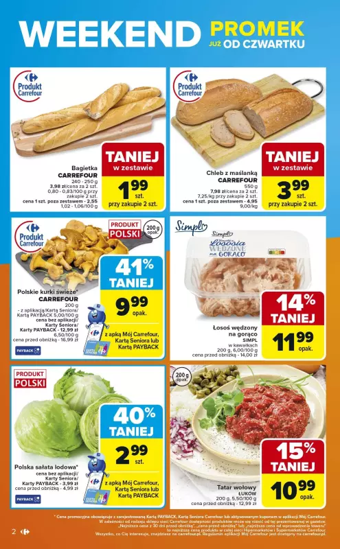 Carrefour Market - gazetka promocyjna Gazetka Łap okazje od czwartku od czwartku 11.09 do soboty 13.09 - strona 2
