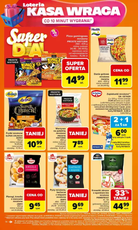 Carrefour Market - gazetka promocyjna Gazetka Carrefour Market od poniedziałku od poniedziałku 15.09 do soboty 20.09 - strona 14
