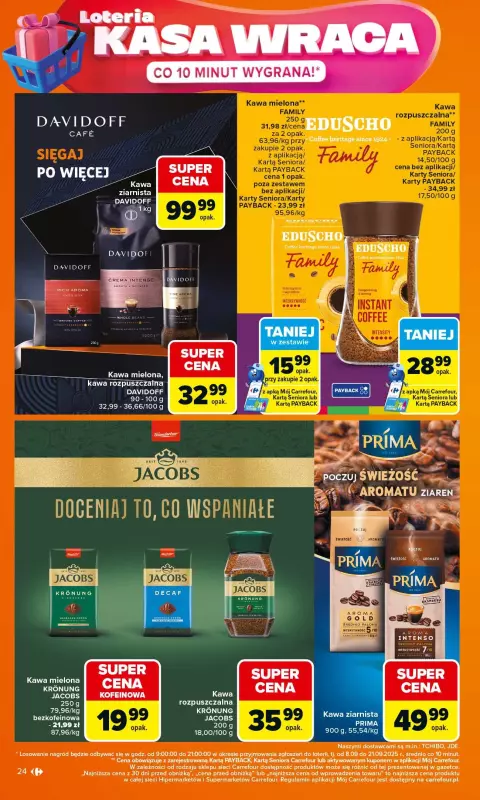 Carrefour Market - gazetka promocyjna Gazetka Carrefour Market od poniedziałku od poniedziałku 15.09 do soboty 20.09 - strona 24