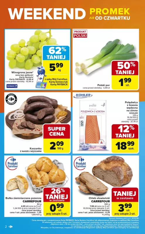 Carrefour Market - gazetka promocyjna Gazetka Weekend promek już od czwartku   - strona 2