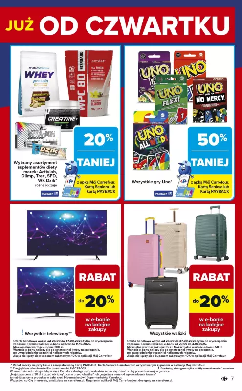Carrefour Market - gazetka promocyjna Gazetka Weekend promek już od czwartku od czwartku 25.09 do soboty 27.09 - strona 7