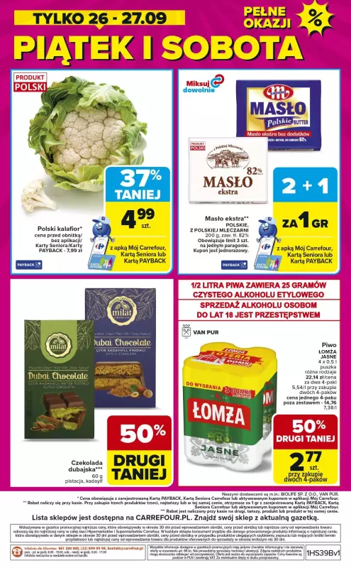 Carrefour Market - gazetka promocyjna Gazetka Weekend promek już od czwartku od czwartku 25.09 do soboty 27.09 - strona 8