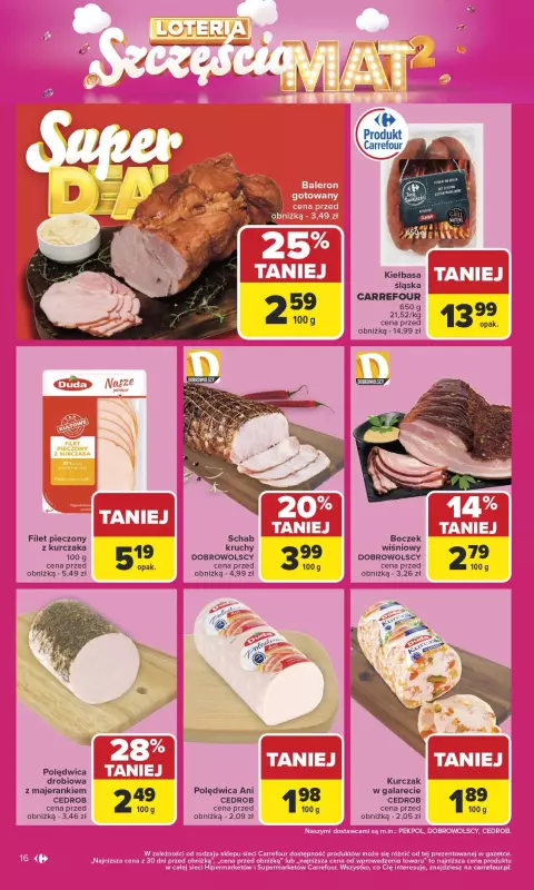 Carrefour Market - gazetka promocyjna Gazetka Carrefour Market od poniedziałku od poniedziałku 29.09 do soboty 04.10 - strona 16