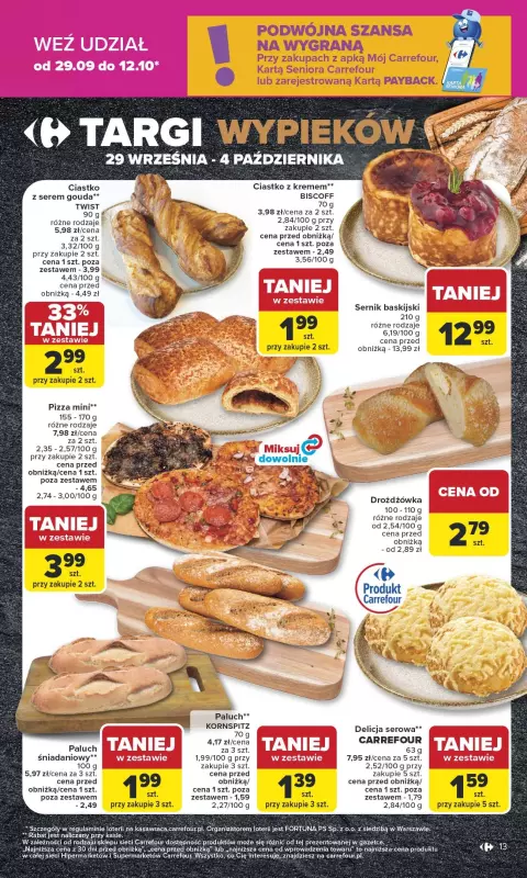 Carrefour Market - gazetka promocyjna Gazetka Carrefour Market od poniedziałku od poniedziałku 29.09 do soboty 04.10 - strona 13