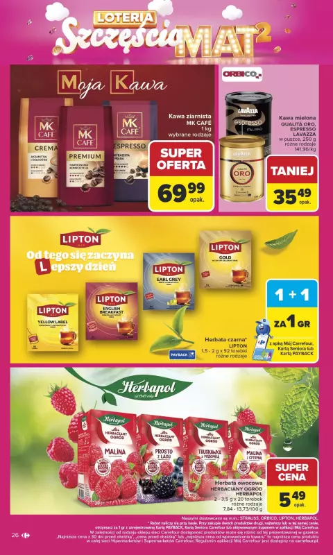 Carrefour Market - gazetka promocyjna Gazetka Carrefour Market od poniedziałku od poniedziałku 29.09 do soboty 04.10 - strona 26
