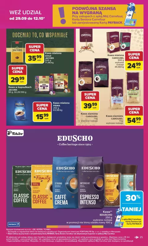 Carrefour Market - gazetka promocyjna Gazetka Carrefour Market od poniedziałku od poniedziałku 29.09 do soboty 04.10 - strona 25
