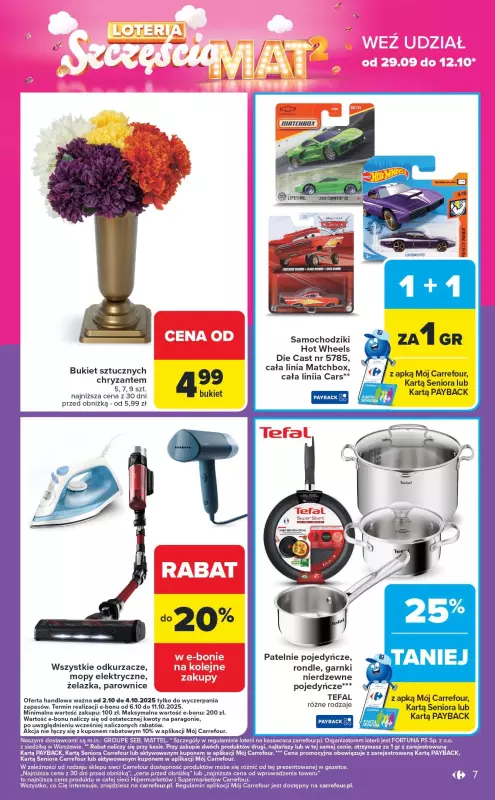 Carrefour Market - gazetka promocyjna Gazetka Weekend promek już od czwartku od czwartku 02.10 do soboty 04.10 - strona 7